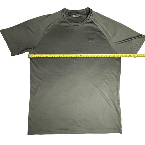 Under Armour Men's Tech Vent Short Sleeve T-Shirt Dri Fit Olive Green Large - Picture 7 of 8